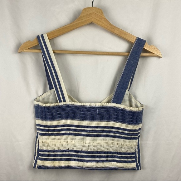 Francesca’s Coco + Jaimeson Women’s Cropped Top Stripes Size Small - Picture 5 of 16